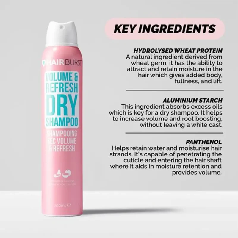 شامپو خشک هیربرست Volume & Refresh حجم ۲۰۰ میل - Image 2