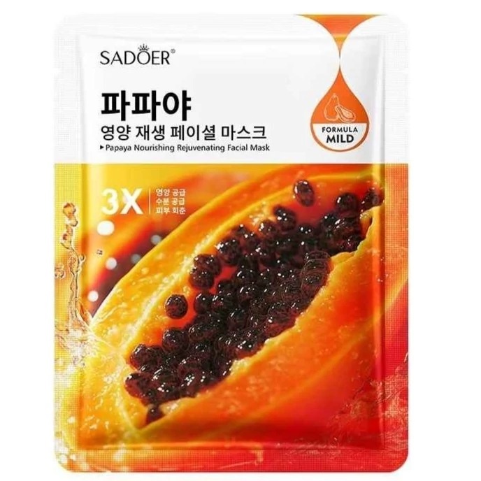 1 ماسک ورقهای سادور Papaya