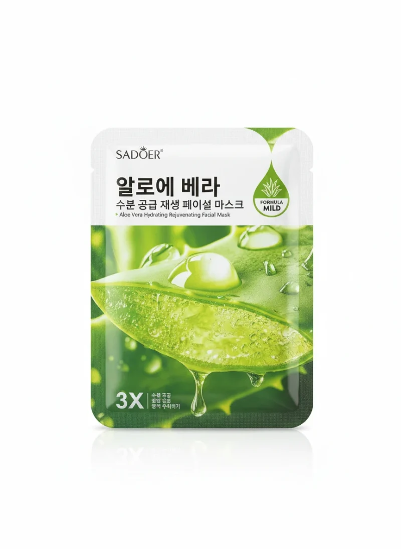 94b9b03e-a98c-42dc-9f14-de1857974899 ماسک ورقهای آلوئهورا سادوئر Aloe Vera Hydrating Rejuvenating - Image 1