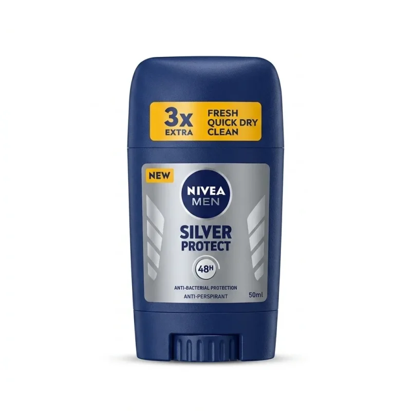 a9f8df21-e3a7-4a64-af51-055e6a2cf83b استیک ضدتعریق مردانه نیوآ Silver Protect حجم 50میل - Image 1