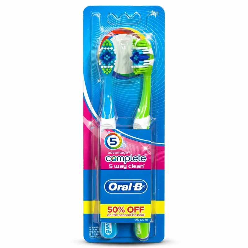 f1a2941b-66c4-4737-9770-8e0f504513f9 مسواک اورال بی مدل Complete 5 Way Clean بسته ۲ عددی - Image 1