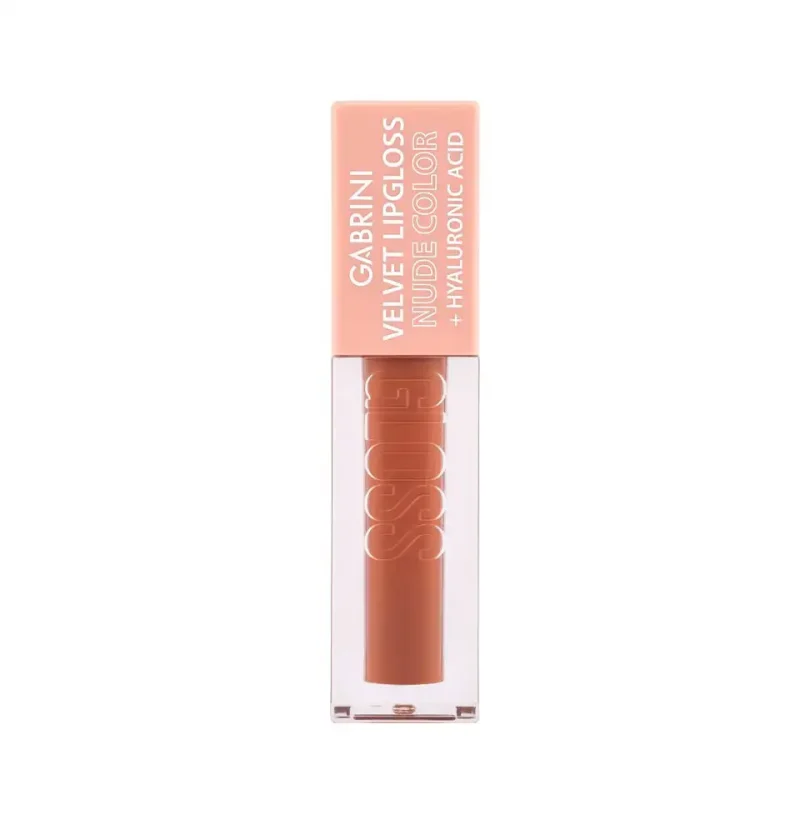gabrini-velvet-lipgloss-nude-color2 copy لیپ گلاس مخملی و مات گابرینی Nude color - Image 1