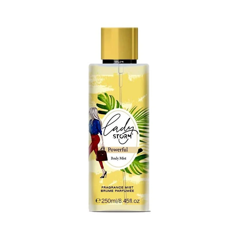womens-body-splash-powerfull-storm-250-ml بادی اسپلش زنانه استورم مدل Powerful حجم 250میل - Image 1