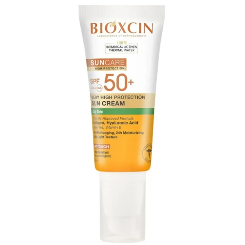 بیرنگ پوست چرب۲ ضدآفتاب بیرنگ پوست چرب بیوکسین SPF50 حجم ۵۰ میل