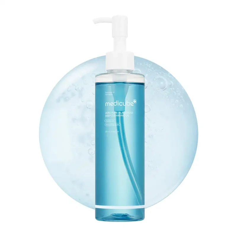 شوینده-روغنی-کنترل-منافذ-و-ضد-جوش-مدی-کیوب-Medicube-Zero-Pore-Blackhead-Deep-Cleansing-Oil copy شوینده روغنی کنترل منافذ مدیکیوب ZERO PORE حجم 205 میل - Image 1