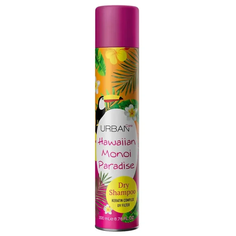 هاوایی۱ شامپو خشک اربن کر مدل hawaiian,monoi,paradise حجم ۲۰۰ میل