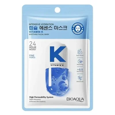 ماسک ورقه‌ای بیوآکوا Vitamin K
