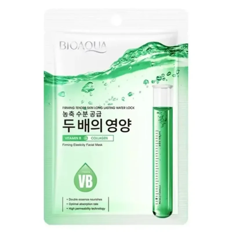 کلاژن ماسک ورقهای بیوآکوا Vitamin B & Collagen