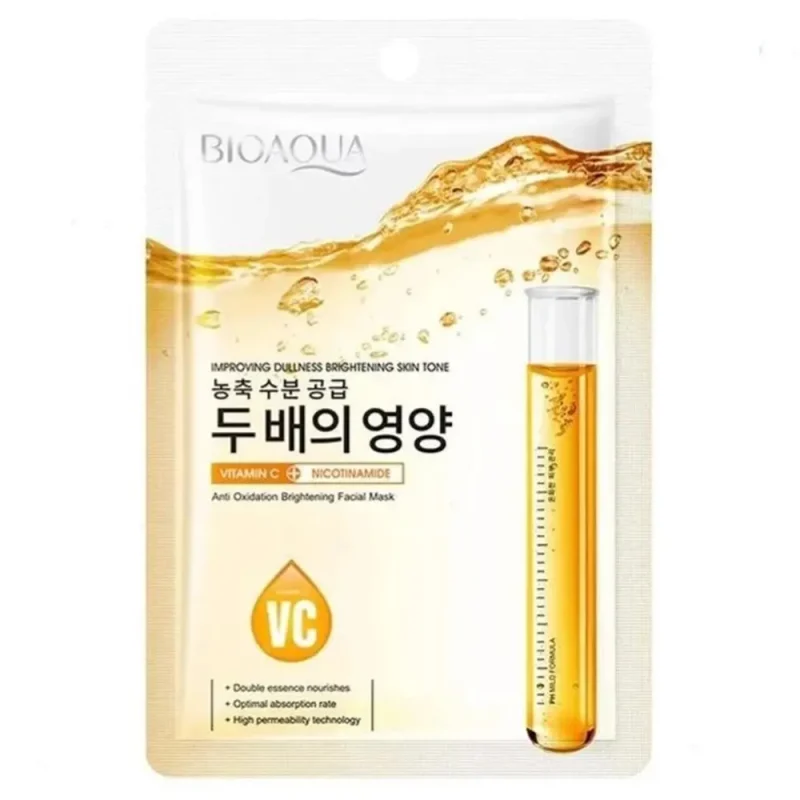۵ ماسک ورقهای بیوآکوا Vitamin C & Nicotinamide