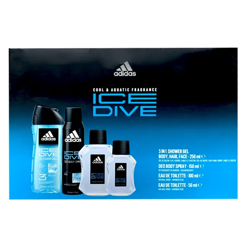 ست بهداشتی مردانه آدیداس مدل Ice Dive ست بهداشتی مردانه آدیداس مدل Ice Dive