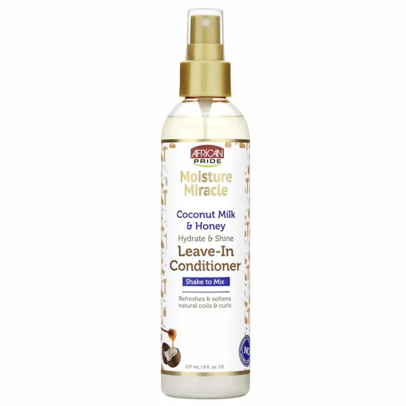 اسپری آبرسان مو آفریکن پراید Moisture Miracle حجم ۲۳۷ میل اسپری آبرسان مو افریکن پراید Moisture Miracle حجم ۲۳۷ میل