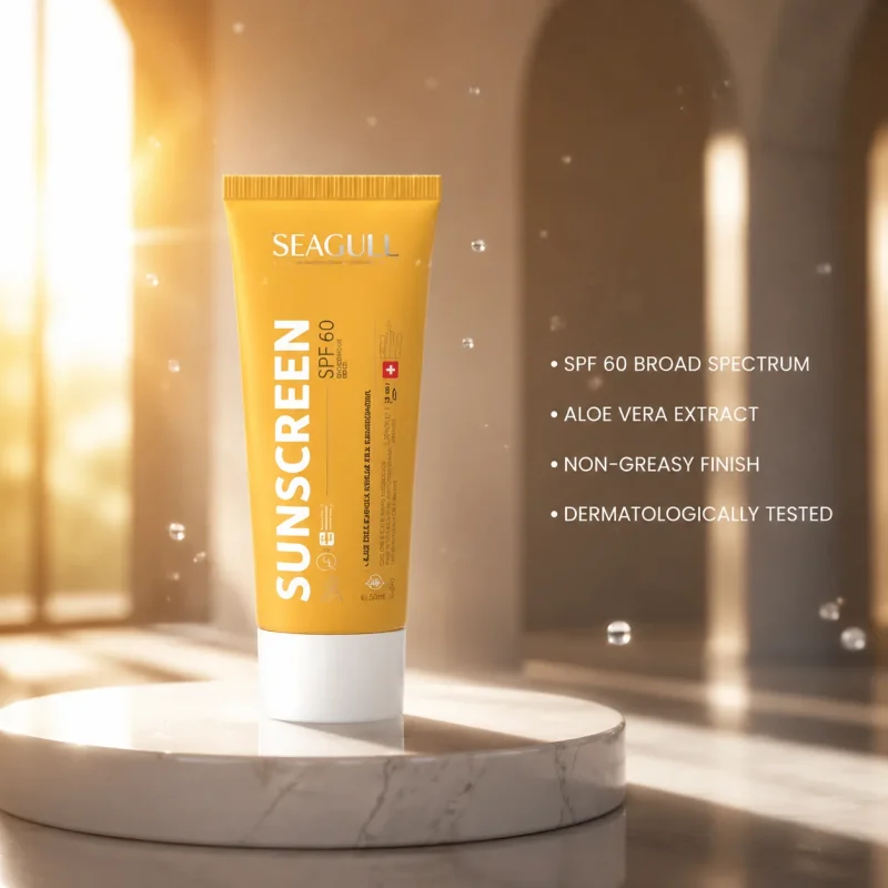 ضد آفتاب بی‌رنگ فاقد چربی سی‌گل SPF 60