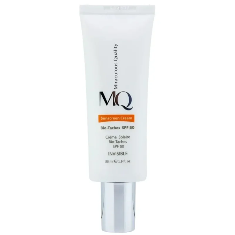 کرم ضد آفتاب ام کیو Bio Taches SPF50 حجم ۵۵ میل کرم ضد آفتاب ام کیو Bio Taches SPF50 حجم ۵۵ میل