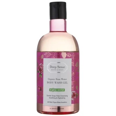 شامپو بدن گلاب دیپ سنس Rose Water حجم ۴۰۰ میل