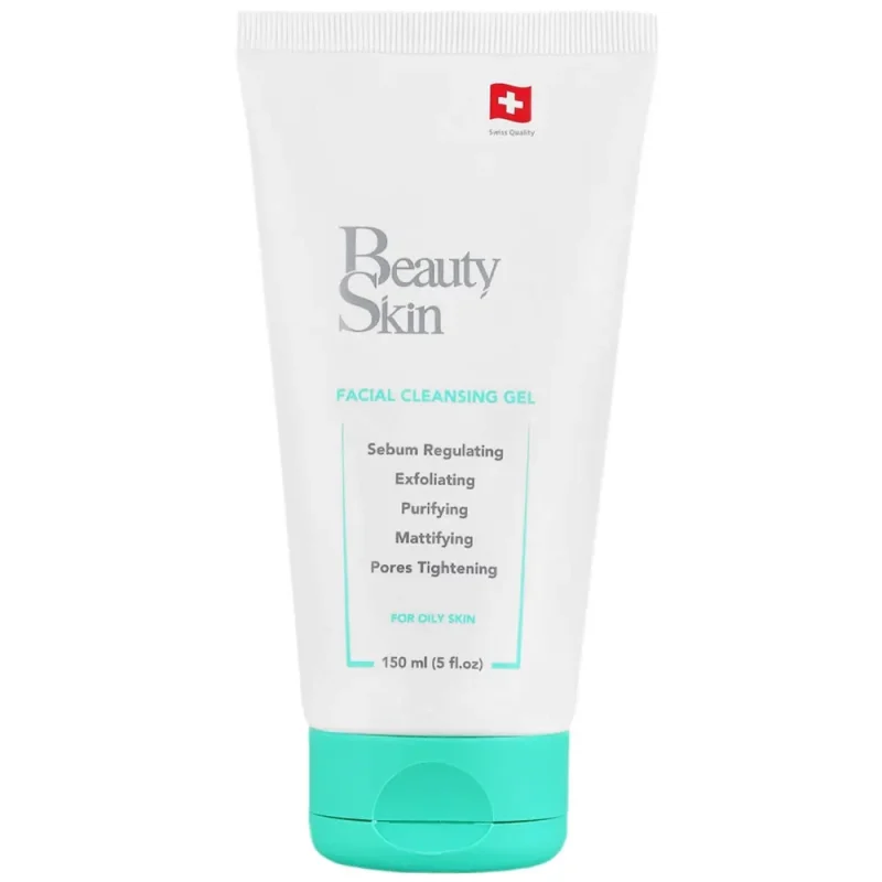 ژل شستشوی صورت بیوتی اسکین Oily Skin حجم ۱۵۰ میل ژل شستشوی صورت بیوتی اسکین Oily Skin حجم ۱۵۰ میل