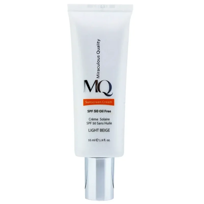 کرم ضد آفتاب ام کیو Oil Free SPF50 حجم ۵۵ میل کرم ضد آفتاب ام کیو Oil Free SPF50 حجم ۵۵ میل