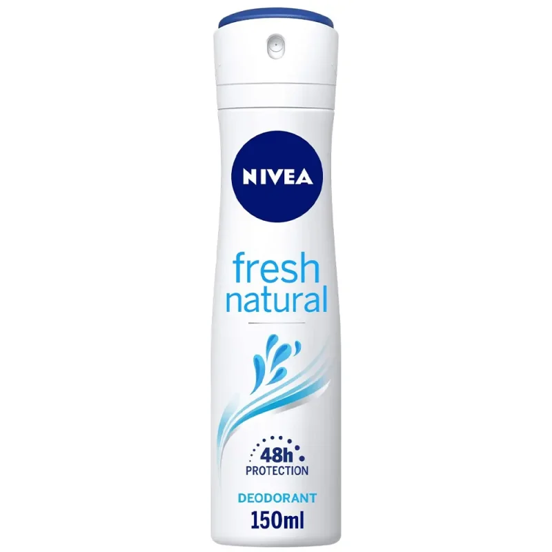 اسپری ضدتعریق زنانه نیوآ مدل Fresh Natural حجم ۱۵۰ میل اسپری ضدتعریق زنانه نیوآ مدل Fresh Natural حجم ۱۵۰ میل