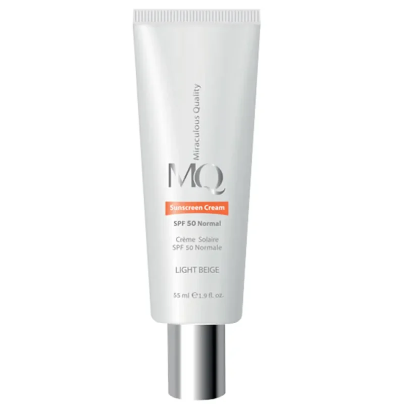 کرم ضدآفتاب ام کیو Normal SPF50 حجم ۵۵ میل کرم ضدآفتاب ام کیو Normal SPF50 حجم ۵۵ میل