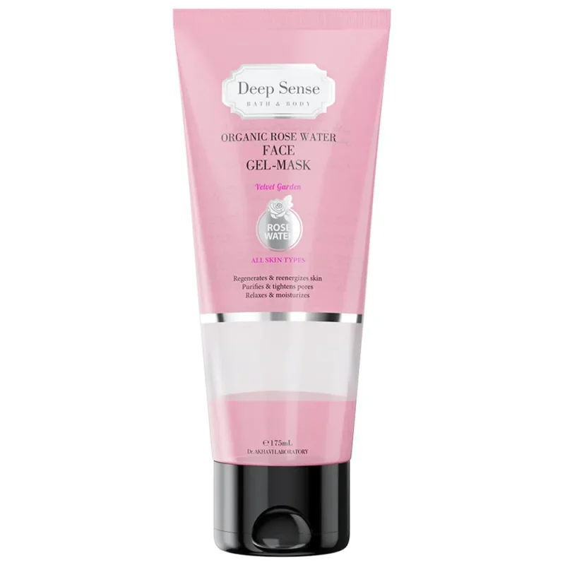 ژل ماسک صورت گلاب دیپ سنس Rose Water حجم ۲۲۵ میل ژل ماسک صورت گلاب دیپ سنس Rose Water حجم ۲۲۵ میل