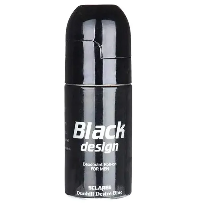 مام رول ضد تعریق مردانه اسکلاره مدل Black Design با رایحه Dunhill Desire Blue مام رول ضد تعریق مردانه اسکلاره مدل Black Design با رایحه Dunhill Desire Blue