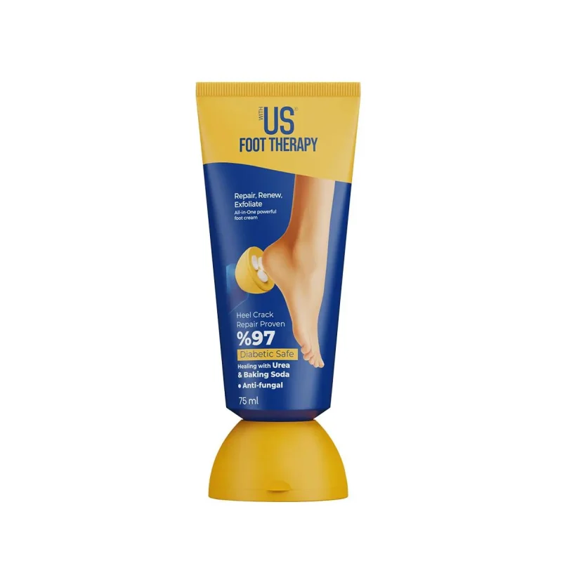 کرم ترک پا US Foot Therapy مدل Heel Crack Repair حجم ۷۵ میلی‌لیتر