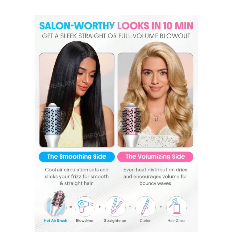 سشوار برس‌دار شیگلم مدل Blowout Bliss Volumizing سایز 61 میلی‌متر3