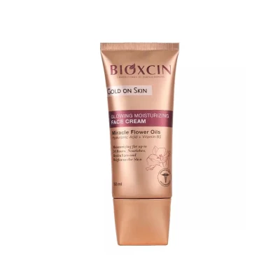کرم مرطوب کننده و درخشان کننده صورت بیوکسیین مدل Gold On Skin حجم 50 میل1